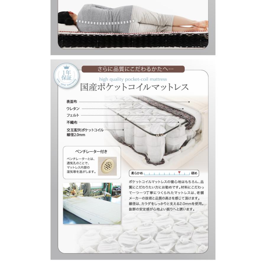 注目 デザインファミリーベッド マットレス付き ベッド ベッドフレーム マルチラススーパースプリングマットレス付き フレーム幅240 S D ワイドk240 フルレイアウト その他ベッド マットレス フレームカラー ウォルナットブラウン Www Ayacouture Co Uk