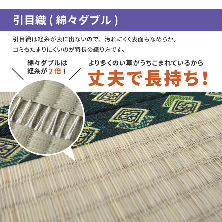 おもてなし い草カーペット 雅（みやび） 本間 4.5畳（286×286）_4
