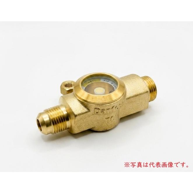レターパック配送可 Danfoss サイトグラス 1/4 両フレア SGP6N 014L0171 オス×メス 冷凍機 冷凍 空調 水分インジケーター | 