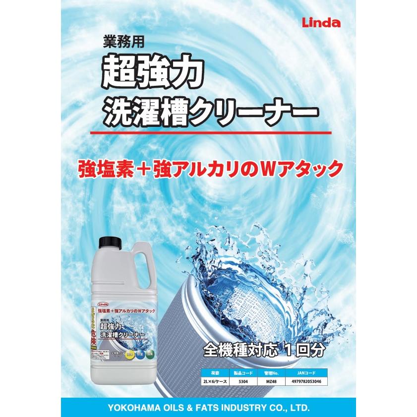 Linda 超強力洗濯槽クリーナー 2L 洗浄 除菌 消臭 生乾き臭 塩素 漂白 | 