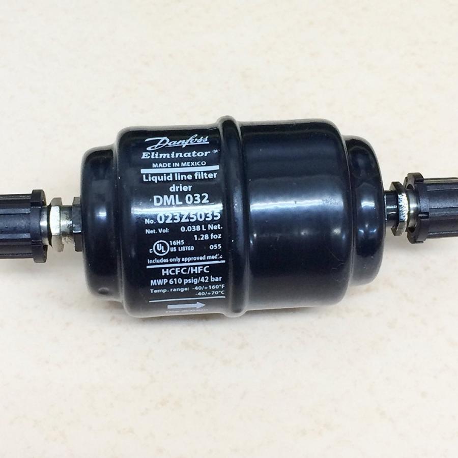 DML-032 フレア 1/4 内容量0.08リットル Danfoss リキッドラインフィルタードライヤー | 