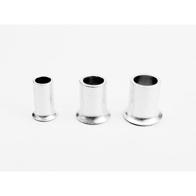 E-中 100個入 リングスリーブ 銅線用裸圧着スリーブ 終端重ね合わせ用