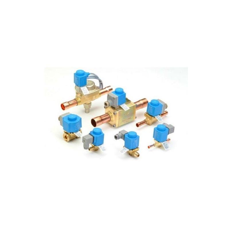 Danfoss 電磁弁 EVR6 200V ロー付 3/8in ACコイル0.5mケーブル付_1