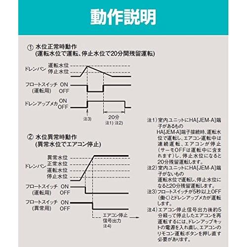 ドレンアップキット K-KDU571HV ルームエアコン壁掛け用 200V 低揚程用