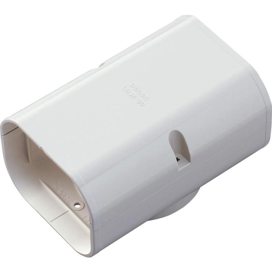 因幡電工 スリムダクトLD 分岐ジョイント LDJA-90 : 冷凍空調エアコン