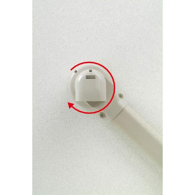 因幡電工 スリムダクトLD ウォールコーナーエアコンキャップ/換気