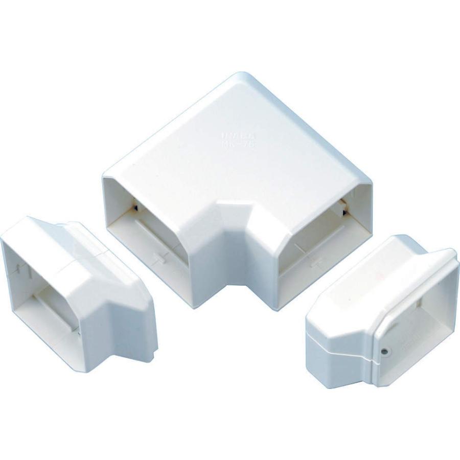 因幡電工 スリムダクトMD ひねり90°エルボ MN-85 配管化粧カバー