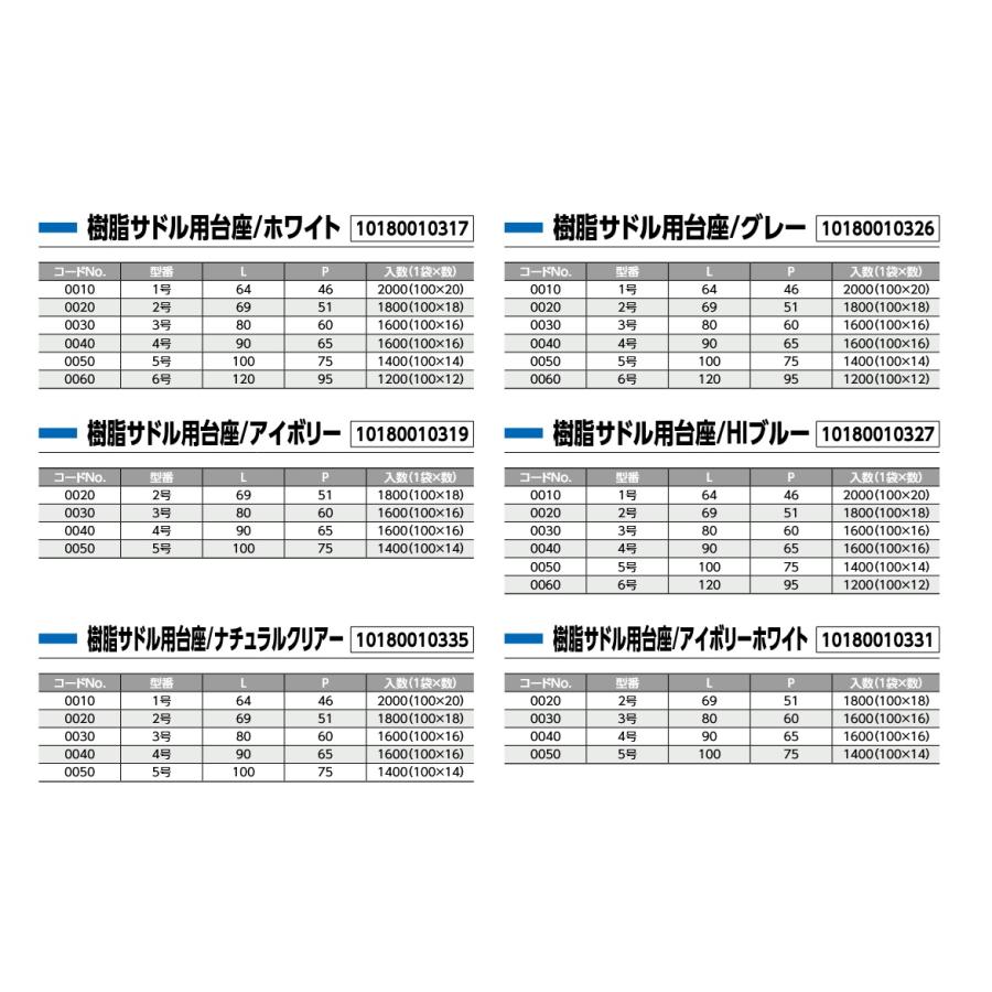 ゆうパケット可 日栄インテック 樹脂サドル用台座 2号 VP20用 |  | 01