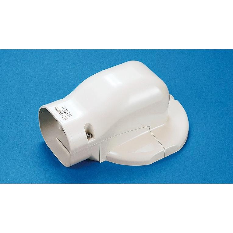 バクマ工業 エアコン配管化粧カバー RDWM-70L アイボリー ウォール