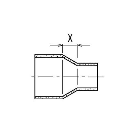 銅管継手 異径ソケット 6分×7分 ロー付 (19.05×23.23) : 冷凍空調
