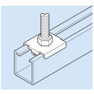 因幡電工 チャンネル吊り金具 SCK-1W : 冷凍空調エアコン工具の