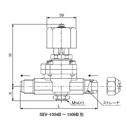 レターパック可 サギノミヤ 冷媒用電磁弁 SEV-1004BXF フレア