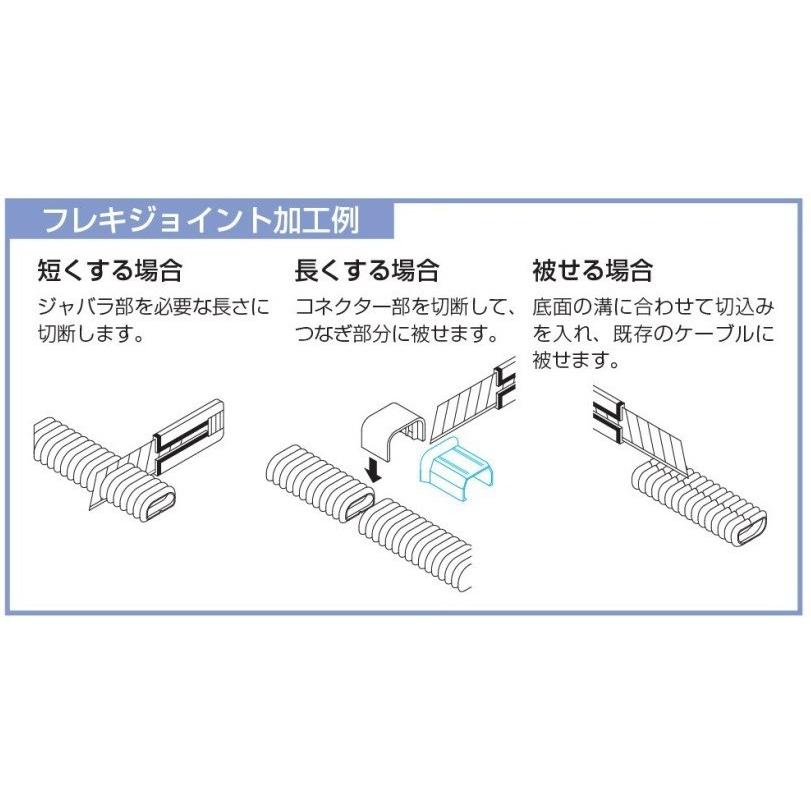 ネコポス可 マサル工業 ニュー・エフモール付属品 フレキジョイント 2号 SFMFJ 配線モール 収納 配線 コード インテリア ケーブル まとめ |  | 03