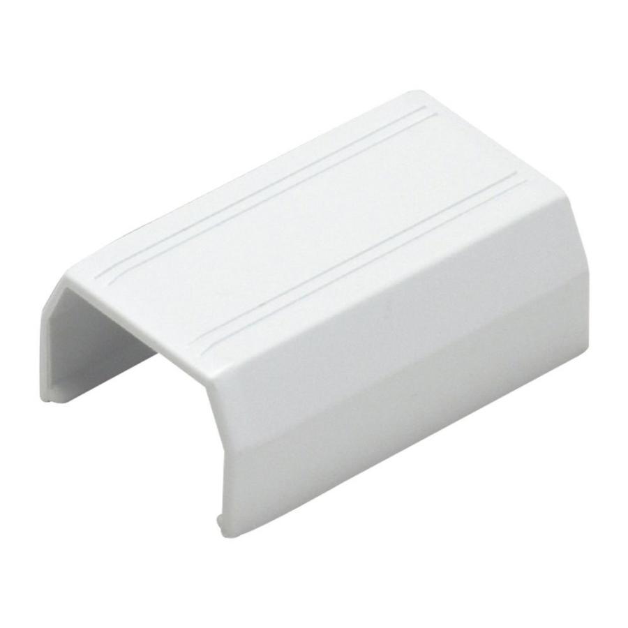 ネコポス可 マサル工業 ニュー・エフモール付属品 ジョイントカバー 1号 SFMJC 配線モール 収納 配線 コード インテリア ケーブル まとめ | 