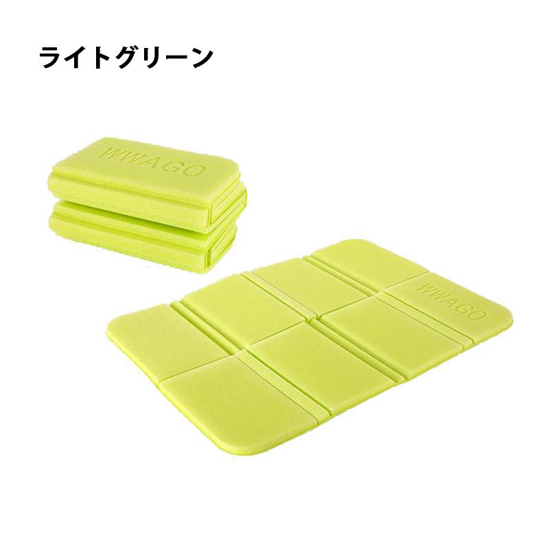 緑 サウナマット 折りたたみ レジャーシート クッション コンパクト 座布団 緑 サウナマット 折りたたみ レジャーシート クッション