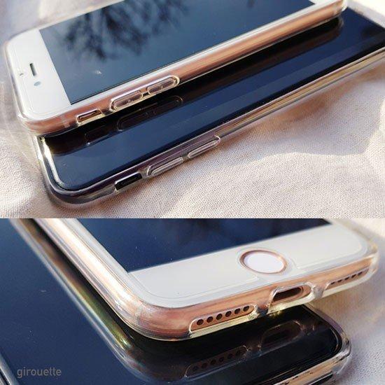 iPhone ケース クリア ポケット付き スマホ 携帯 ケース カバー カード収納 TPU 透明 シンプル 便利 韓国｜megacart｜05