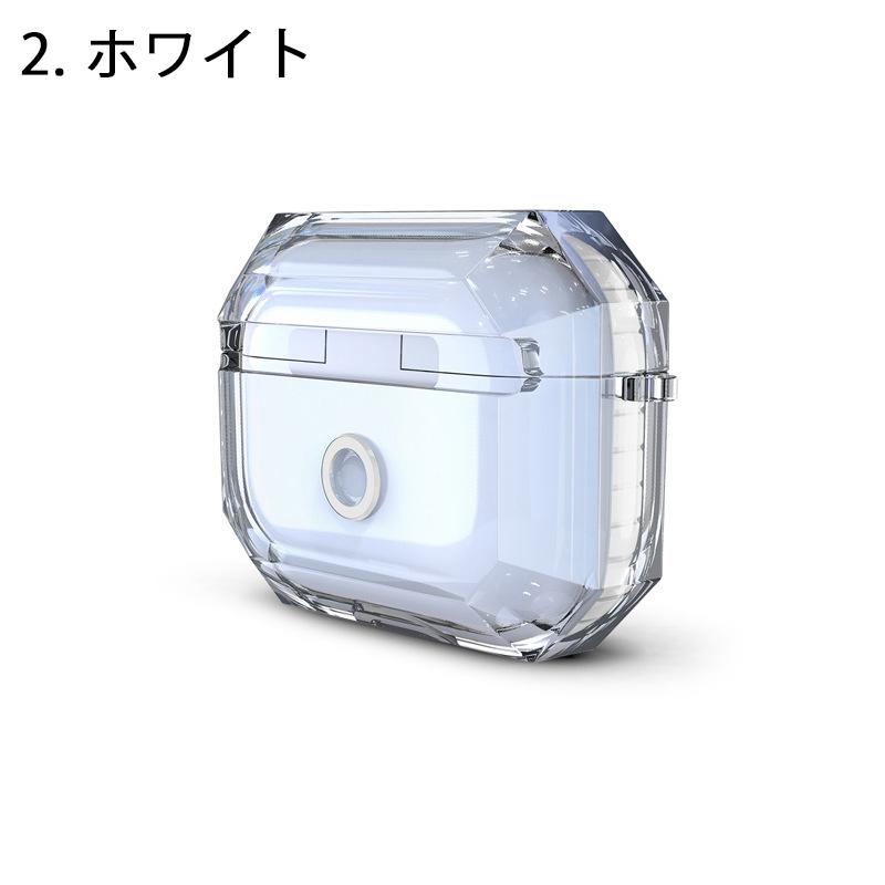 AirPods Pro ケース クリア 透明 TPU素材 エアーポッズプロ カバー