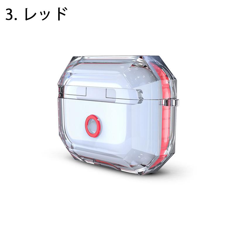 AirPods Pro ケース クリア 透明 TPU素材 エアーポッズプロ カバー