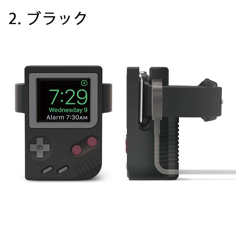 アップルウォッチ スタンド apple watch ケース シリコン ゲームボーイ 38mm 40mm 41mm 42mm 44mm 45mm 全機種対応 おしゃれ かわいい｜megacart｜03