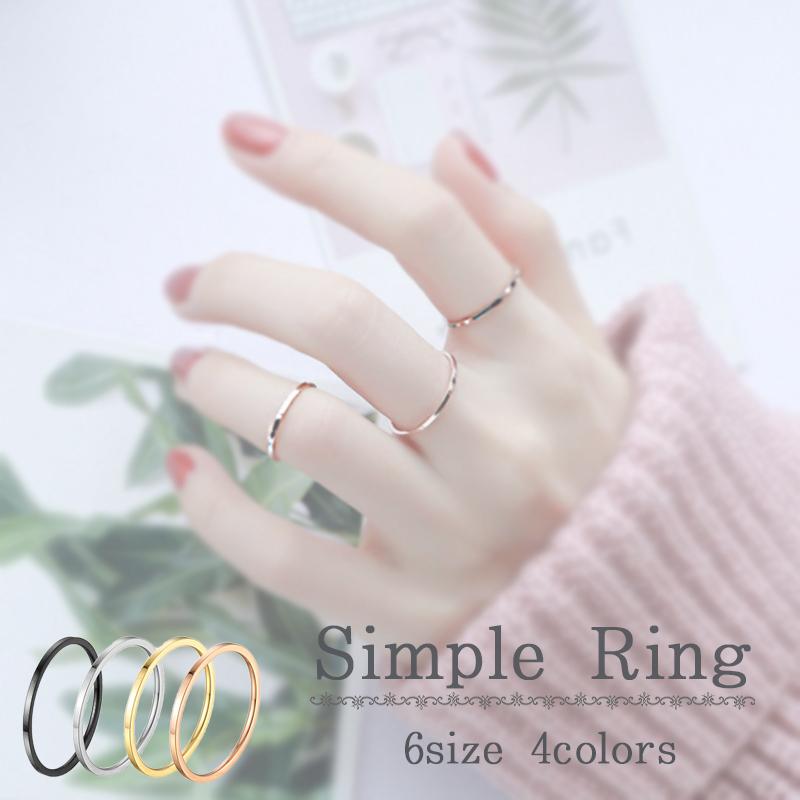 リング 指輪 ピンキーリング アクセサリー シルバー ゴールド ローズ