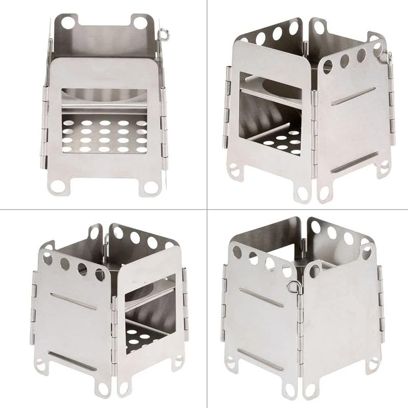 ♡未使用品♡ウッドストーブ アウトドア キャンプ ステンレス 組立不要 ネイビー ♡未使用品♡ウッドストーブ アウトドア キャンプ ステンレス