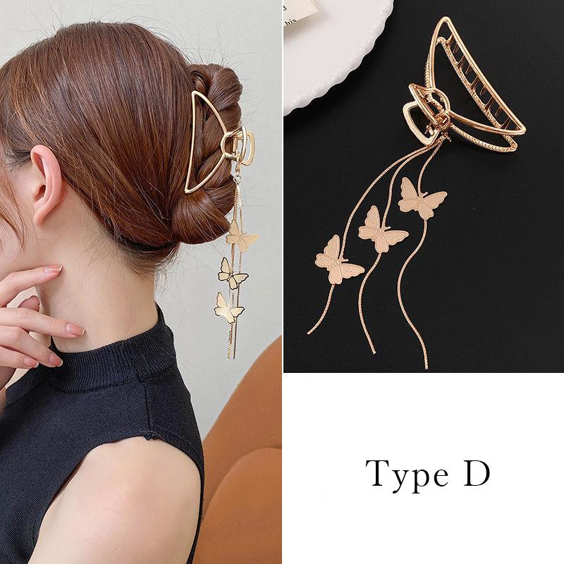 ヘアクリップ 大きめ バンスクリップ ヘアアクセサリー バレッタ