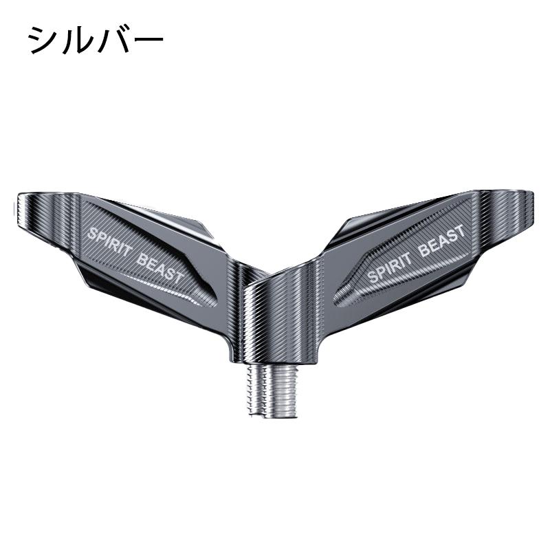 みある様　オプションあり バイク用 ミラー延長アダプター 汎用 ステー オフセット M8 M10 正ネジ