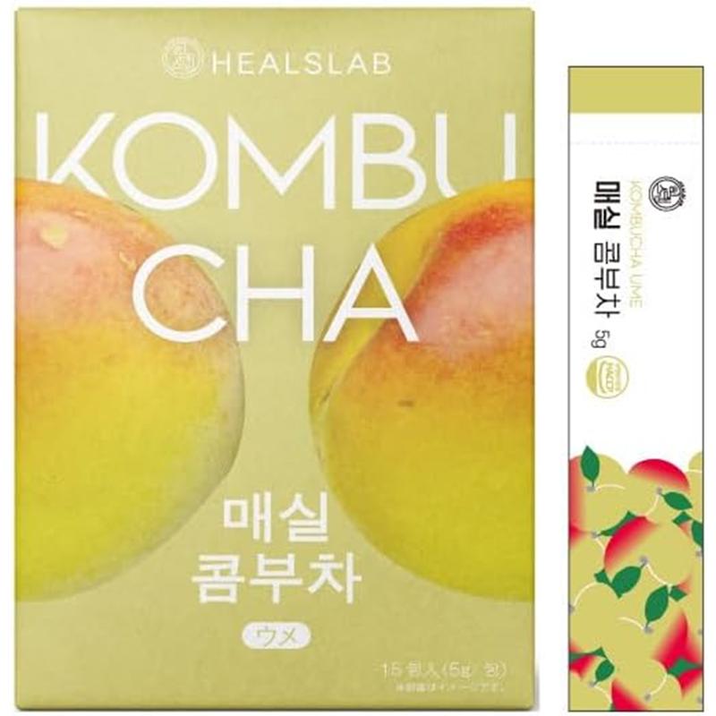ヒルズラボ コンブチャ ウメ味 (15包入) KOMBUCHA : MEGA Yahoo!店