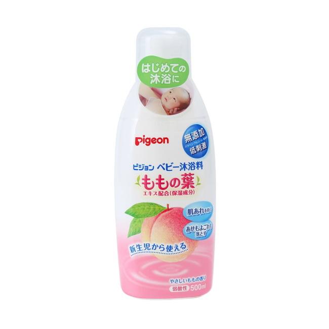 Pigeon（ピジョン） ベビー沐浴料 もも (500mL) ももの葉 : MEGA Yahoo