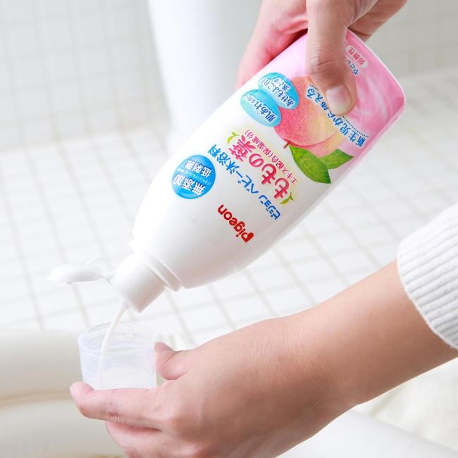 Pigeon（ピジョン） ベビー沐浴料 もも (500mL) ももの葉 : MEGA Yahoo