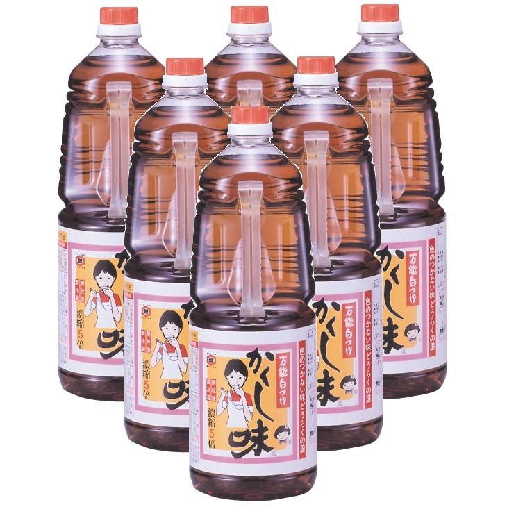 【送料無料[単品配送]】東北醤油 キッコーヒメ 万能白つゆ かくし味 1ケース (1800mL×6本入) (送料無料は九州・沖縄・離島をのぞく)FOC（Yahoo!・MEGA Yahoo!店）
