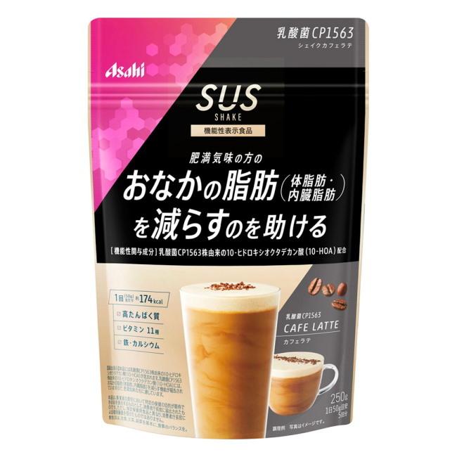アサヒグループ食品 SUS乳酸菌CP1563シェイク カフェラテ (250g