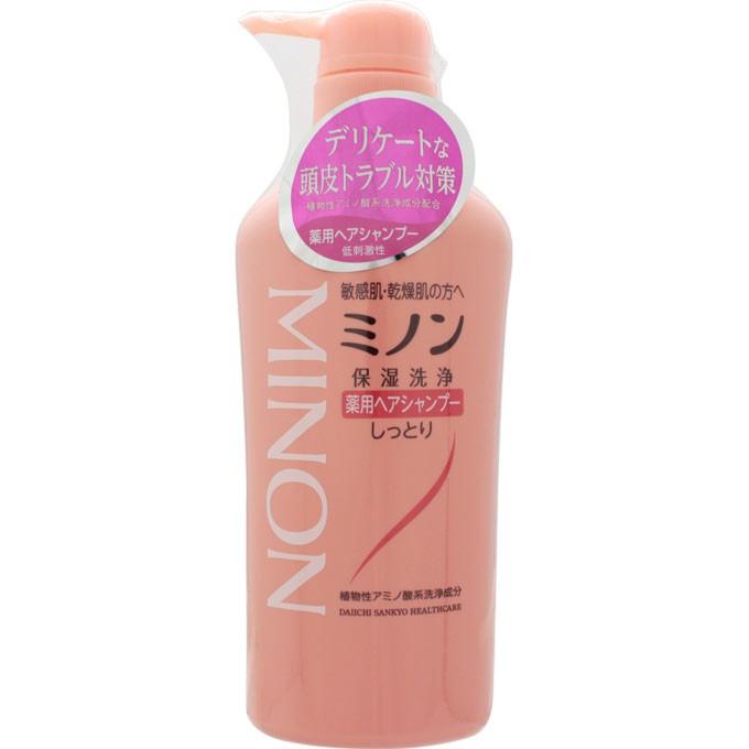 第一三共 ミノン　薬用ヘアシャンプー　ポンプ　４５０ｍｌ×5パック MINON ミノン薬用ヘアシャンプー ポンプ (450mL) 第一三共 minon