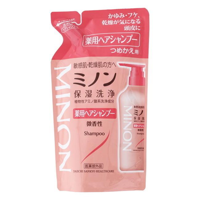 MINON ミノン 薬用ヘアシャンプー つめかえ用 (380mL) 第一三共 minon