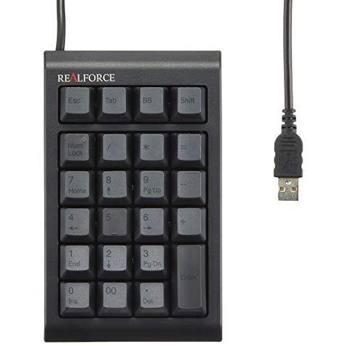 東プレ テンキー REALFORCE23UB USB 有線接続 静電容量無接点方式 ケーブル長/80cm カスタマイズ機能付(DIPスイッチ) ?