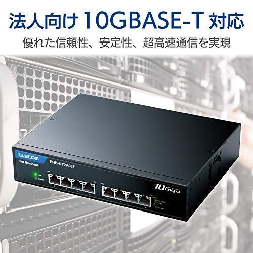 【限定品】 エレコム スイッチングハブ 10ギガビット対応 8ポート 金属筺体 マグネット ラックマウント取付金具付 3年間保? 【T1396592090】(49885円)