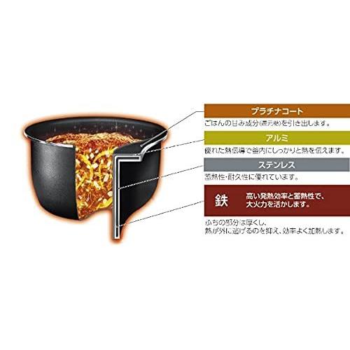 象印 圧力IH炊飯ジャー（5.5合炊き） ブラック ZOJIRUSHI 極め炊き NW-JW10-BA 