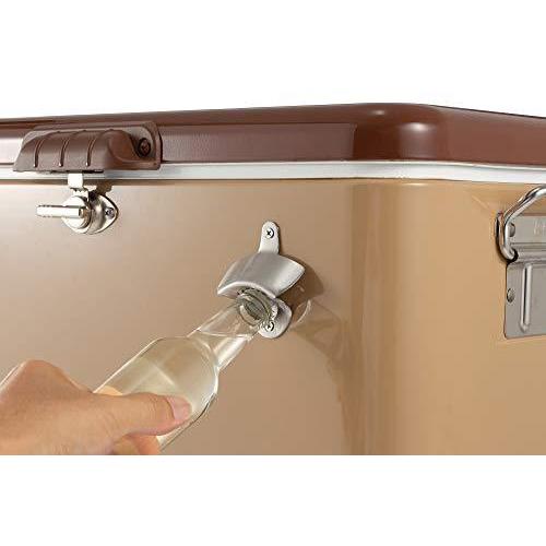 コールマン(Coleman) クーラーボックス スチールベルトクーラー 54QT 約51L 保冷力4日 バターナッツ 保冷力4日