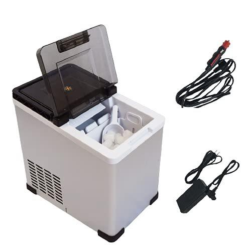 車で氷がつくれる 高速自動製氷機 車載 製氷器 氷サイズ2種類 最短6分