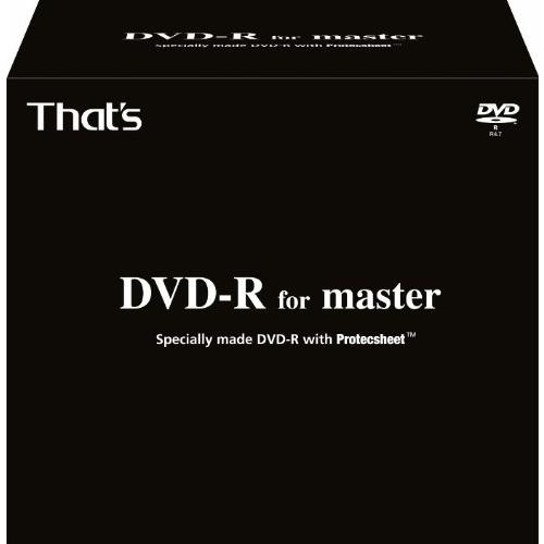 太陽誘電製 That#039;s DVD-Rデータ用 マスターディスク用4.7GB 白色