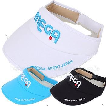ゴルフキャップとバイザーセット 6点 MEGA GOLF（メガゴルフ） レディース メガ ゴルフ 芽が出る ツアー