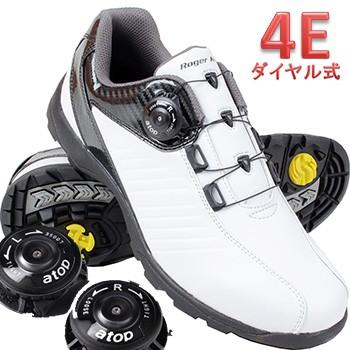 ATOP ダイヤル式 ロジャーキング スパイクレス ゴルフシューズ  フリーロック（Roger King Spikeless Golf Shoes）【RK-08】｜megagolfsports