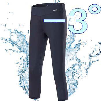 体感温度 -3度 UPF50+ メガゴルフ 夏の雪  8分丈 クール レギンス (MEGA Golf Snow of Sunner Unisex Cool Leggings8) UV-F603｜megagolfsports