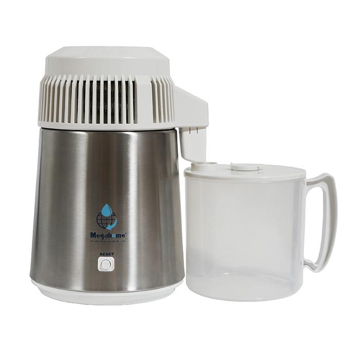 蒸留水器 台湾メガホーム社製 ステンレスボディ白 + ポリ容器 蒸留水器 台湾メガホーム社製 ステンレスボディ白 + ポリ容器