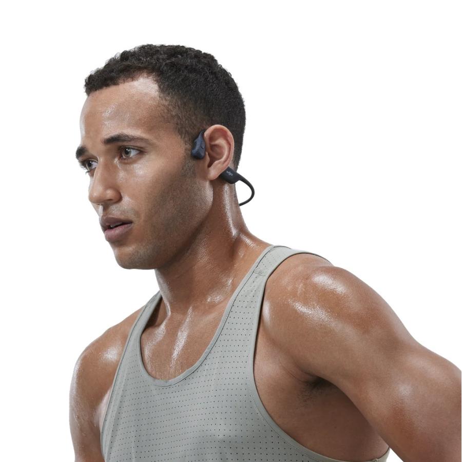 SHOKZ OpenRun Pro ブラック SKZ-EP-000007 マイク対応 骨伝導 Bluetooth イヤホン ワイヤレス ヘッドホン｜megalos-shop｜02