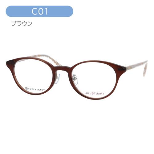 人気第6位 JILL STUART ジルスチュアート メガネ 05-0853 C01/C02/C03 48mm FLEXETATE 3color