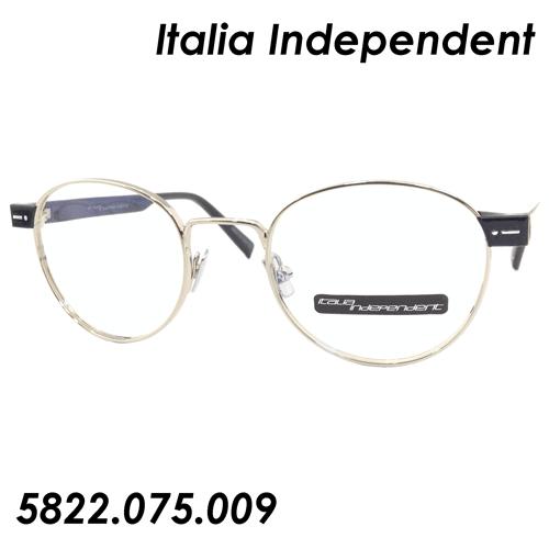 Italia Independent(イタリアインディペンデント) メガネ NOLAN 5822.075.009 SILVER 49ｍｍ イタリア製 Italia Independent(イタリアインディペンデント) メガネ NOLAN