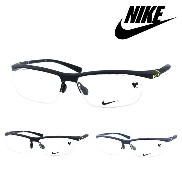 美品✨ナイキNike スポーツメガネ ブラック　度付き7075/2 風車 NIKE（ナイキ） メガネ NIKE 7070/3 col.002/010/019 57mm 3color
