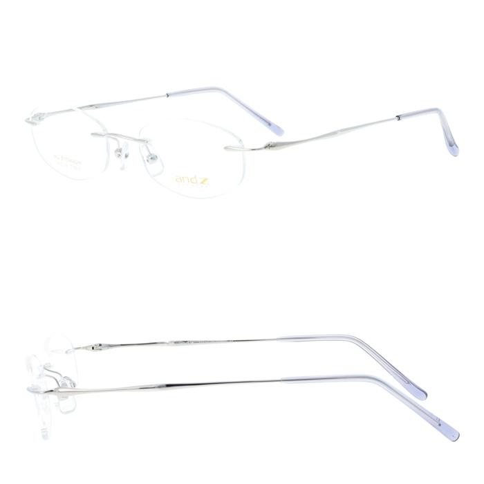 andZ EYEWEAR アンズィ アイウェア メガネ AZ-1002 col.SI/WN 49mm 