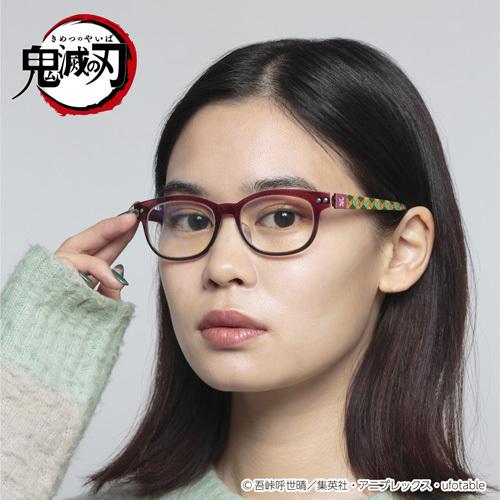 鬼滅の刃 PCメガネ 冨岡義勇(とみおかぎゆう) 47mm ブルーライトカット